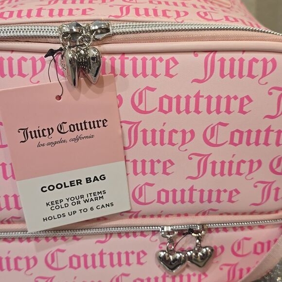Juicy Couture Word Play Logo Insulated Cooler Bag - Picture 7 of 10
